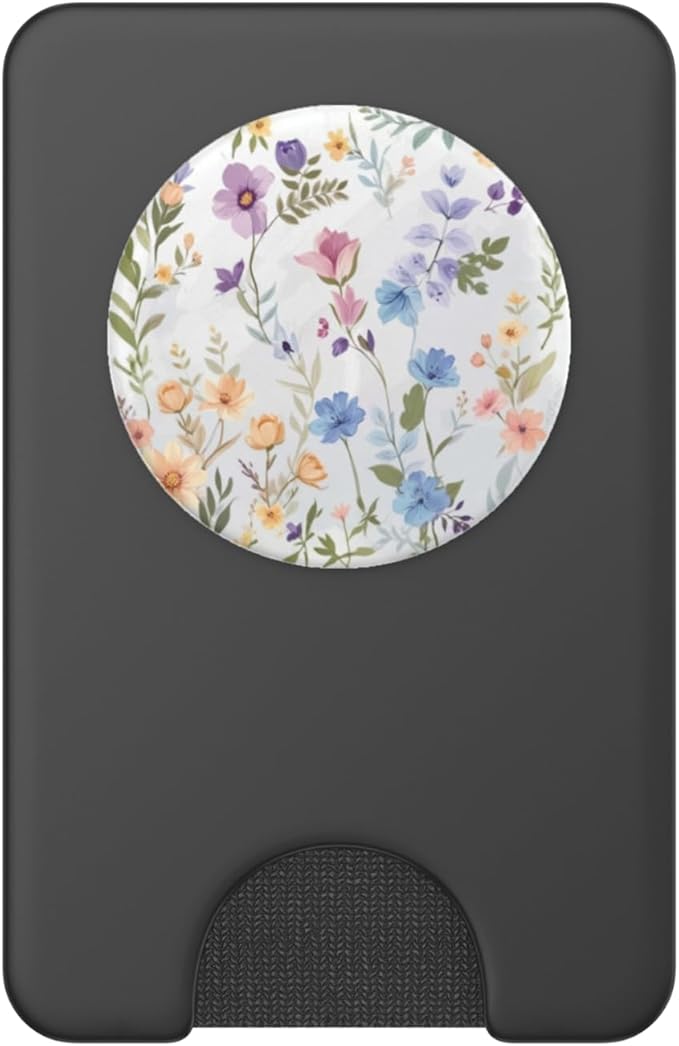 Blooming Wildflower PopSockets PopWallet for MagSafe