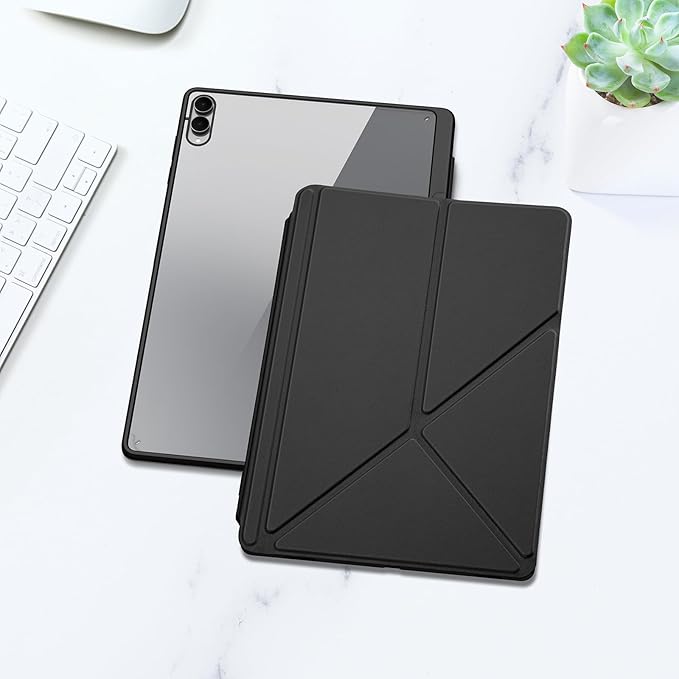 for Samsung Galaxy Tab S11 Ultra Case 14.6 inch Detachable Tablet Cover | Auto Wake/Sleep | Multi-Viewing Angles | Slim Light Shell Cover |Black