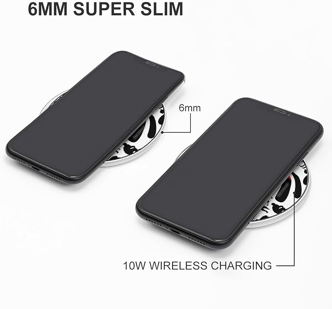 Hockey Player Wireless Charger Pad Portable Wireless Charging Station Compatible with All Smartphone