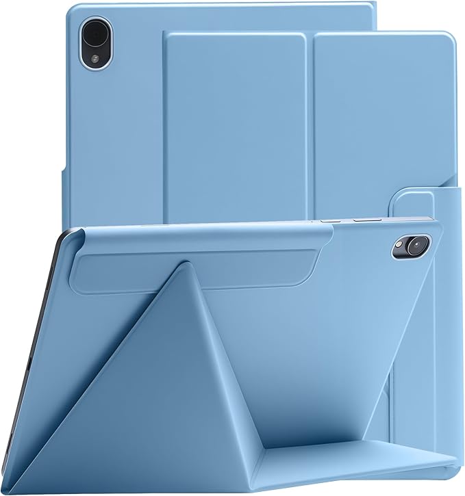 Magnetic Case for Samsung Galaxy Tab S11 (11) 2025 - Model SM-X730/SM-X736 Tablet with S-Pen Holder Auto Wake/Sleep Smart Tablet Cover Ice Blue