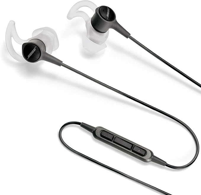 Bose SoundTrue Ultra in-ear headphones -compatible for Apple devices 741629-0010-cr Charcoal (Renewed)