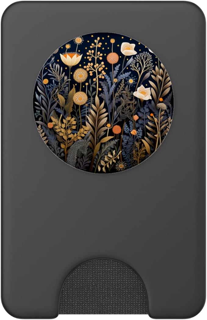 Wildflower Flowers Design Floral PopSockets PopWallet for MagSafe