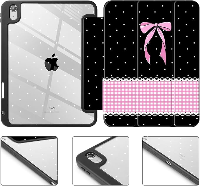 Pink Bow-Polka Dot