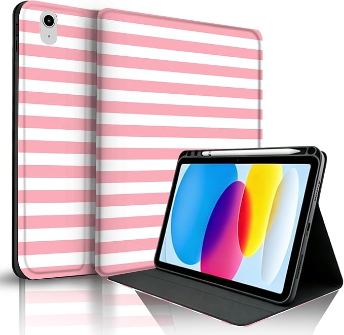 Horizontal-Pink White