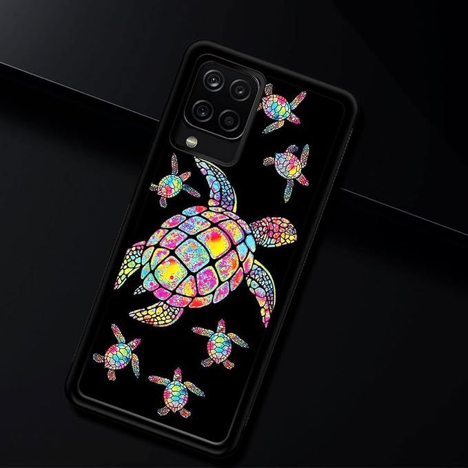 Colorful Rainbow Turtle Family