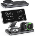 3 in 1 Foldable Magnetic Wireless Charging Station for Samsung Wireless Charger Stand for Galaxy S26 Ultra S25/S24 /Note 20/Flip 7/Fold 7 for Galaxy Watch Ultra/8/7/6Galaxy Buds 3/3 Pro