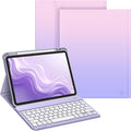 Fintie Keyboard Case for iPad Air 11-inch M4/M3/M2 (2026/2025/2024) iPad Air 5th/4th Generation (2022/2020) 10.9 Inch - Soft TPU Cover w/Magnetically Detachable Bluetooth Keyboard Fantasy Ombre