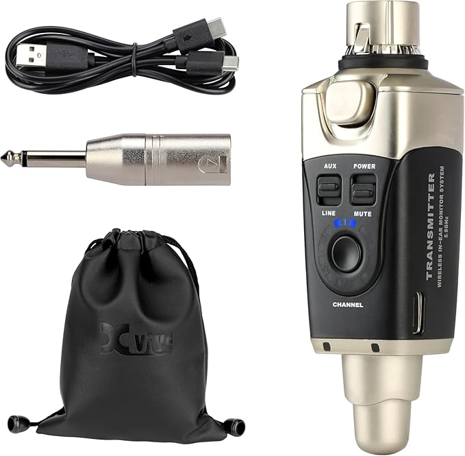 Xvive U45 Wireless in Ear Monitor System Transmitter 5.8ghz IEM System (Transmitter Only