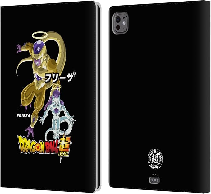 Head Case Designs Officially Licensed Dragon Ball Super Frieza Universe Survival Characters Leather Wallet Case Compatible with Apple iPad Pro 11 M4/M5 2024/2025
