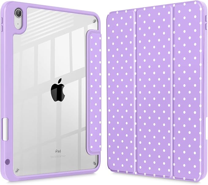 Purple polka dots