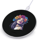 Women and Rose Wireless Charger Anti-Slip Wireless Charging Pad Slim Charger Mat for Men Women