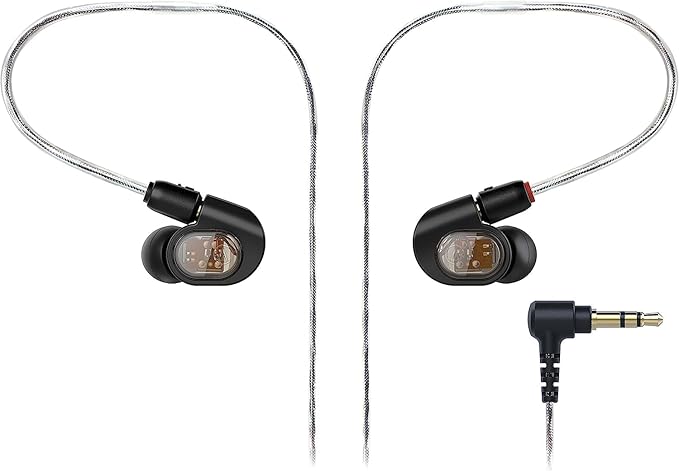 Audio-Technica ATH-E70 Professional in-Ear Monitor Headphones Black