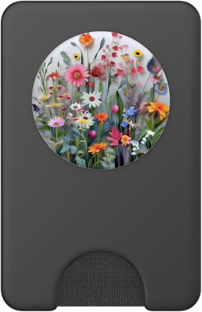 Flower Bouquet Floral Pattern PopSockets PopWallet for MagSafe