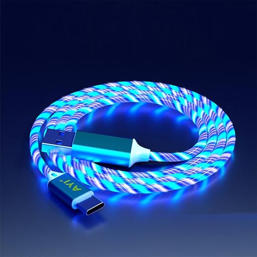 USB A To Type C Blue