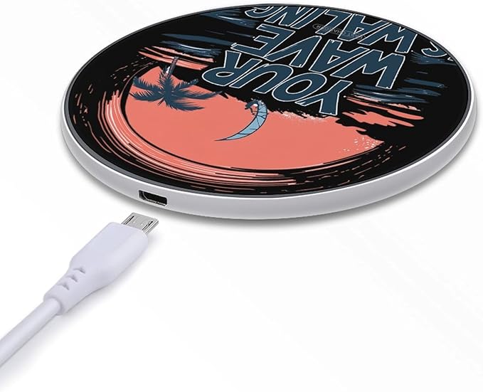 Windsurfing Your Wave is Waling Phone Charger Magnetic Charging Pad Anti-Slip with USB Cable