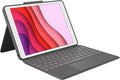 Logitech Combo Touch for iPad (7th 8th and 9th Generation) Keyboard case with trackpad Wireless Keyboard Smart Connector Technology - Graphite
