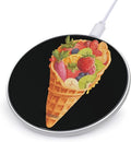 Egg Waffle Berry Kiwi Phone Charger Magnetic Charging Pad Anti-Slip with USB Cable