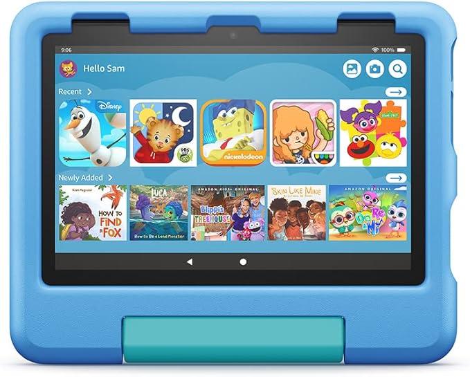Amazon Kid-Proof Case for Fire HD 8 tablet (Only compatible with 12th generation tablet) Blue