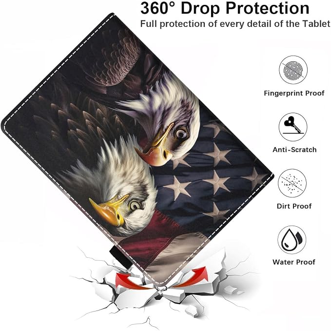 American Flag Bald Eagle