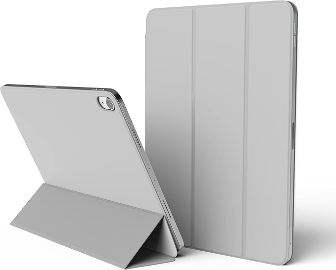 elago Case for iPad Air 11(M4 M3 M2) 5th 4th / Pro 11(1st) - iPad Case with Magnetic Attachment to Metal Compatible with Apple Pencil and elago’s Pencil case (Light Grey)