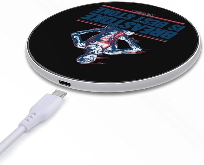 Funny Swimming Breaststroke Phone Charger Magnetic Charging Pad Anti-Slip with USB Cable