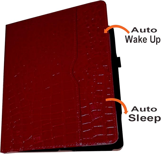 Case for iPad 10.2 9th 8th 7th Generation Multi Viewing Stand Folio Smart Cover with Pocket Auto Wake Up/Sleep for 2021/2020/2019 A2602 A2603 A2604 A2270 A2428 A2429 A2197 A2200 (Crocodile)