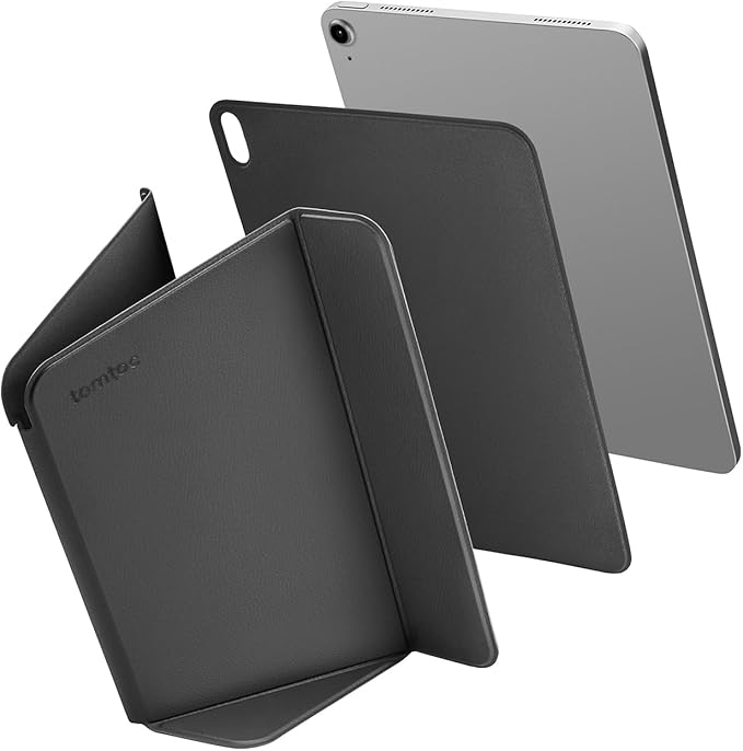 tomtoc iPad Air Detachable Folio Case for 2025 New 11 Inch iPad Air M3&ampM2 Separable Slim Protective Panel &amp 4-Modes with Ultra-Light Fiberglass Material Support Apple Pencil Pro &amp Auto W