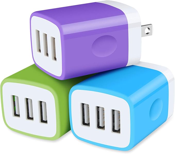 3Pack-Purple Green Blue