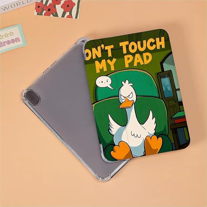 angry duck don't touch my pad