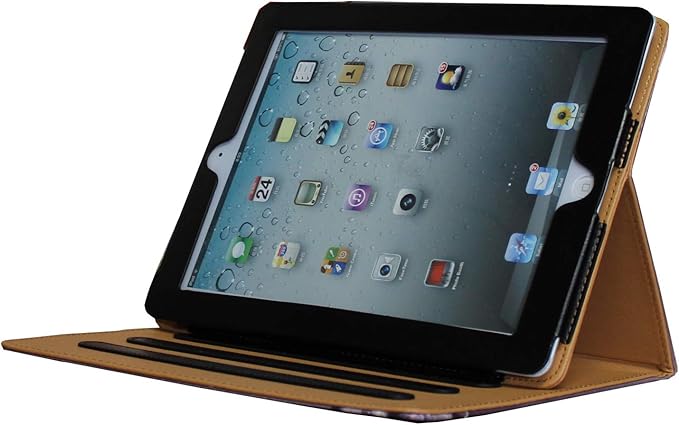 Case for iPad 10.2 9th 8th 7th Generation Multi Stand Folio Smart Cover with Pocket Auto Wake Up/Sleep for 2021/2020/2019 A2602 A2603 A2604 A2270 A2428 A2429 A2197 A2200 (Green Pink Flower)