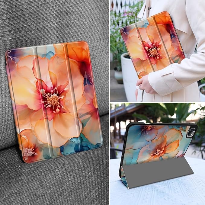 Ink Colorful Flowers
