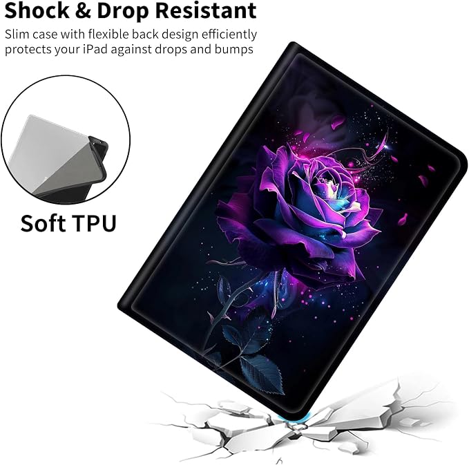 Glowing Purple Roses