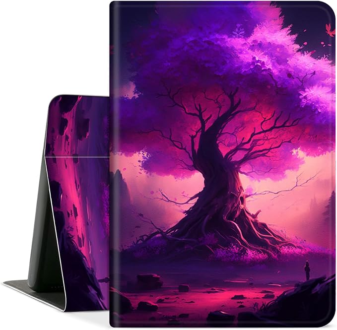 Purple Tree in Forest