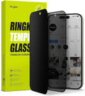 Ringke Privacy Glass [Feel Better in Public] Compatible with iPhone 15 Pro Screen Protector Easy to Install Case Friendly Tempered Glass Anti-spy Privacy Screen Protector with Installation Tool