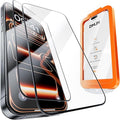 DMJN NeverCrack 9H+ Top Glass for iPhone Air Screen Protector (13FT Military Grade Shatterproof &amp Easy Installation) Screen Protector Air Tempered Glass Full Edge Coverage Longest Durable 2 Pac