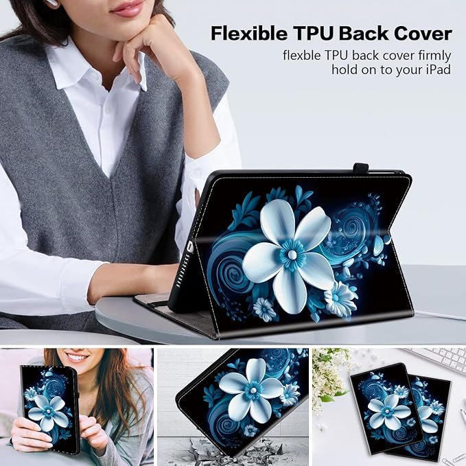 F_Black Blue Flower