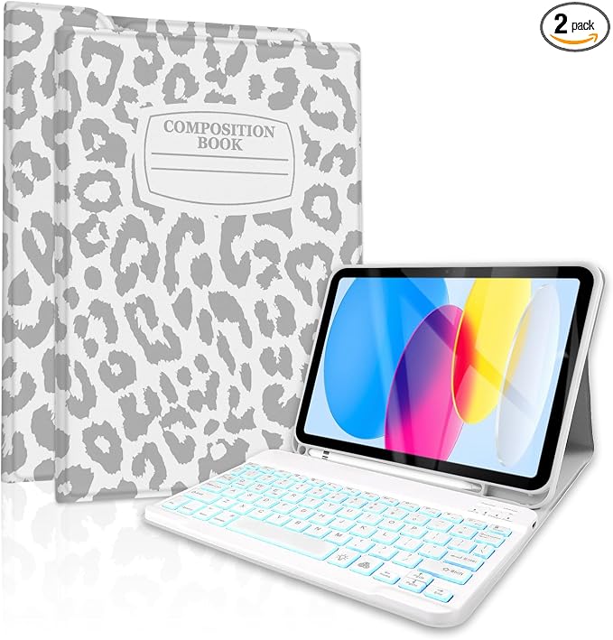 Notebook Leopard Grey