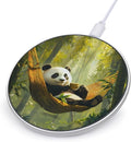 Cute Panda Wireless Charger Anti-Slip Wireless Charging Pad Slim Charger Mat for Men Women
