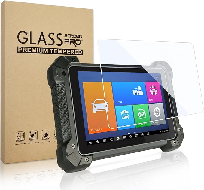 Compatible for Autel MaxiCOM Mk908 PRO Mk908 Mk908 PRO II Tempered Glass Screen Protector 10.1 inches Protective Film Replacement for Autel MaxiIM IM608 Pro IM608 IM608 Pro IIIM608S II IM608 II