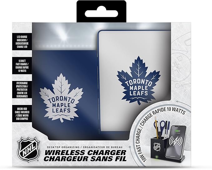 SOAR NHL Wireless Charger and Desktop Organizer