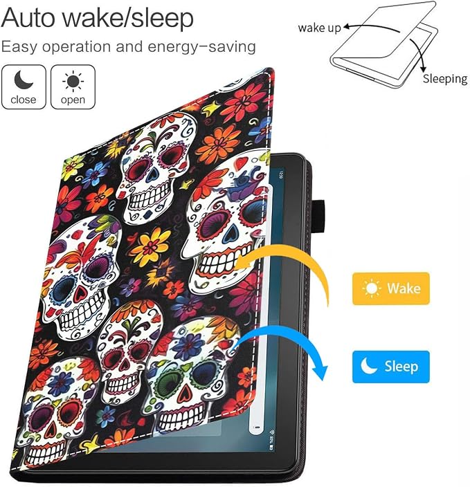 Color Skull Flower