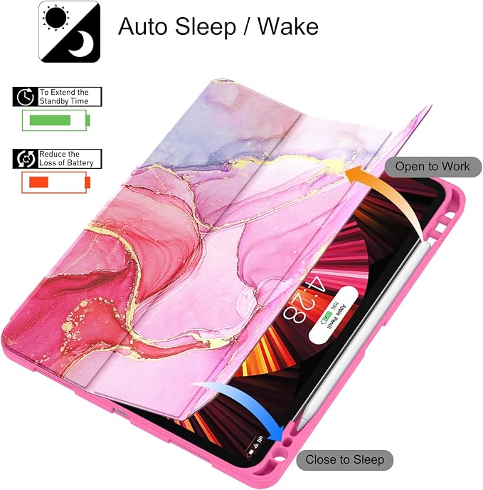 Z-Hot Pink Marble