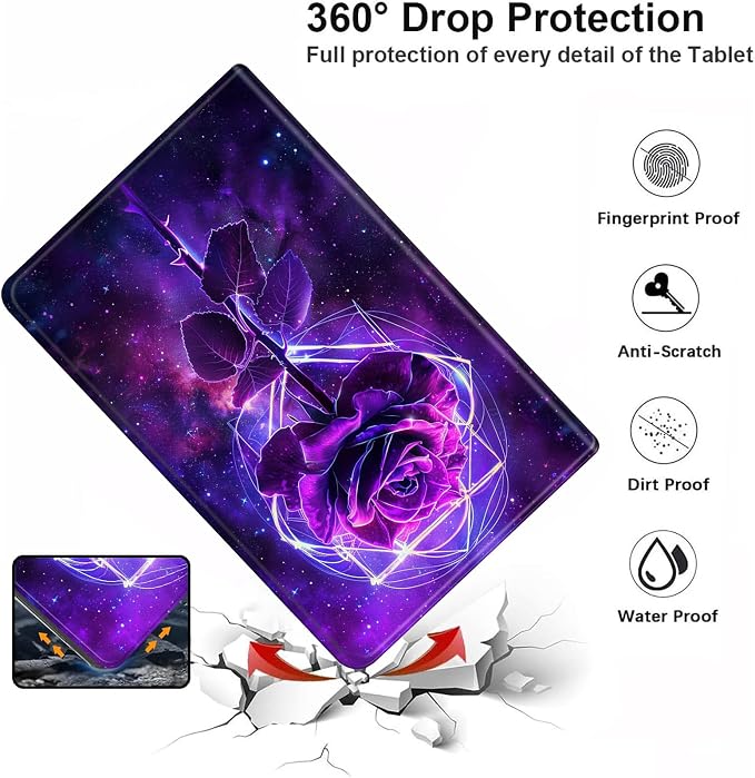 Luminous Purple Rose