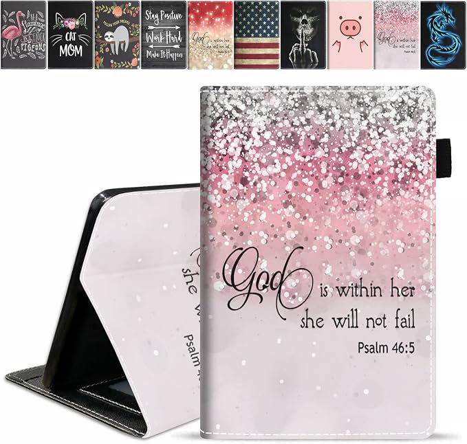 Pink Glitter Quote Bible Verse Psalm 46:5