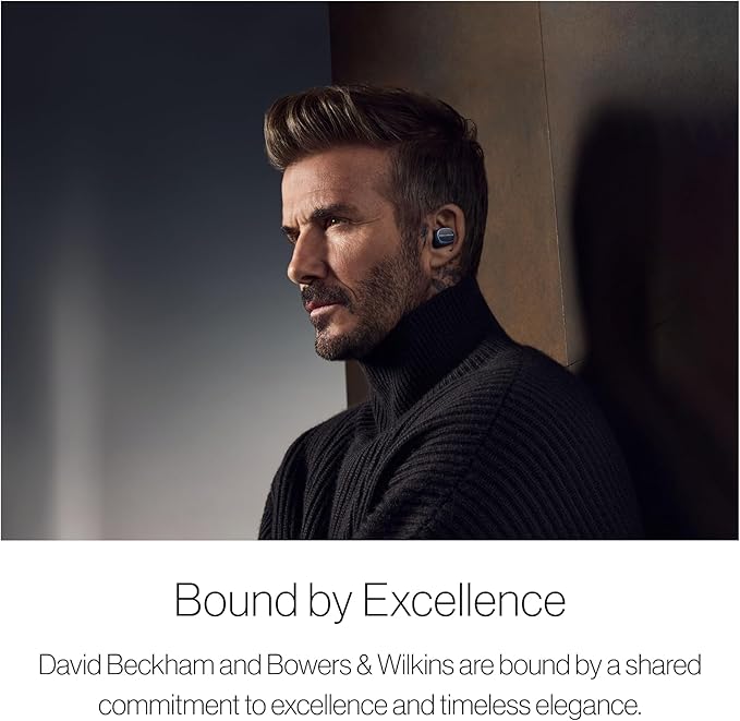 Bowers &amp Wilkins Pi8 Bluetooth Wireless Earbuds (Anthracite Black) in-Ear Bluetooth Earphones with Qualcomm Chipset &amp aptX Lossless Active Noise Cancelling Earbuds 3 Built-in Mics 15-Min C