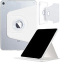 iPad 11 (11'') A16 2025/ iPad 10 (10.9'') 2022 Case DMaos Magnetic Detachable Smart Cover 360 Rotation Foldable Stand - White