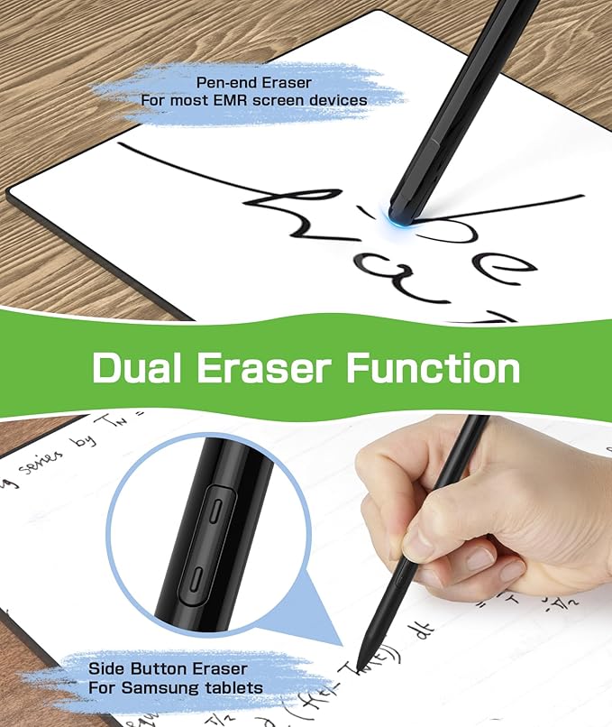 Ciscle Magnetic EMR Stylus Pen for Remarkable 2 No Charging Needed 4096 Pressure Levels Palm Rejection Tilt Support Eraser &amp 5 Replaceable Tips Compatible with EMR Devices