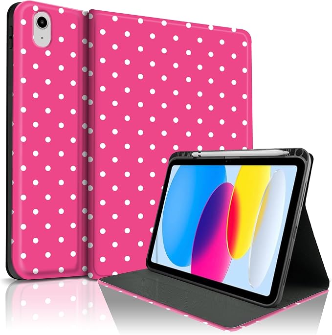 White Dots Rose Red
