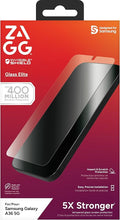ZAGG Glass Elite Samsung Galaxy A36 5G Screen Protector – Ultra-Strong Tempered Glass Scratch-Resistant EZ Apply Installation InvisibleShield Made with Recycled Materials
