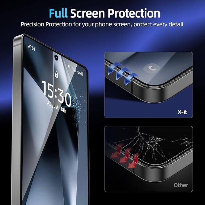 X-it for Samsung Galaxy S26 Ultra Screen Protector HD Clear [Auto Alignment &amp Dust Removal]Bubble-Free &amp Self-Healing[100% Ultrasonic Fingerprint ID] Easy Installation Full Coverage [Non-Gla